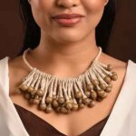 White-Golden-Handcrafted-Jute-Necklace